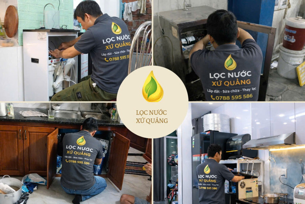 sua may loc nuoc tai nha dien ban